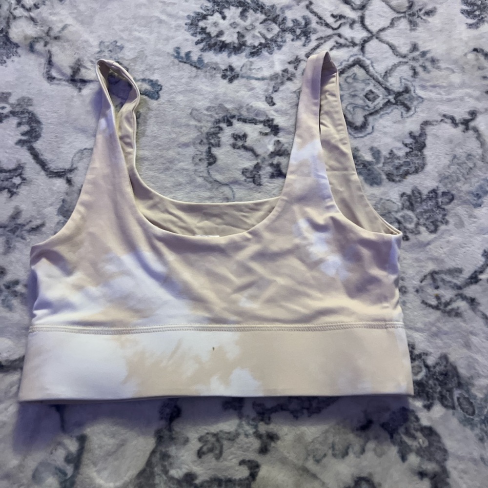 Fabletics size medium cream bra